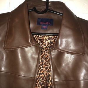 Beautiful trendy leather coat 😍✨